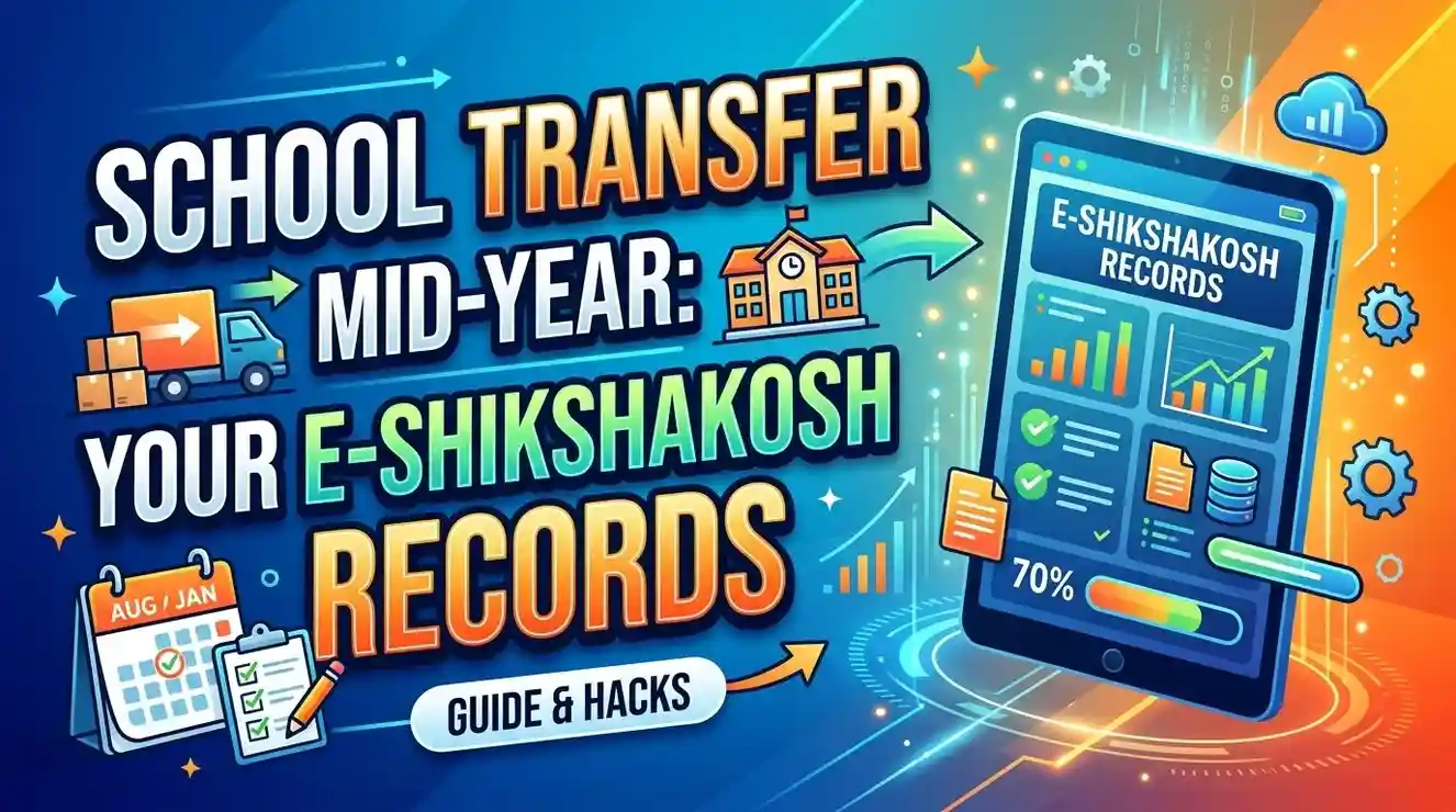 School Transfer Mid-Year Your E-Shikshakosh Records